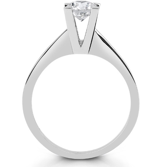 0.80 ct. Pırlanta Sertifikalı Tektaş Yüzük